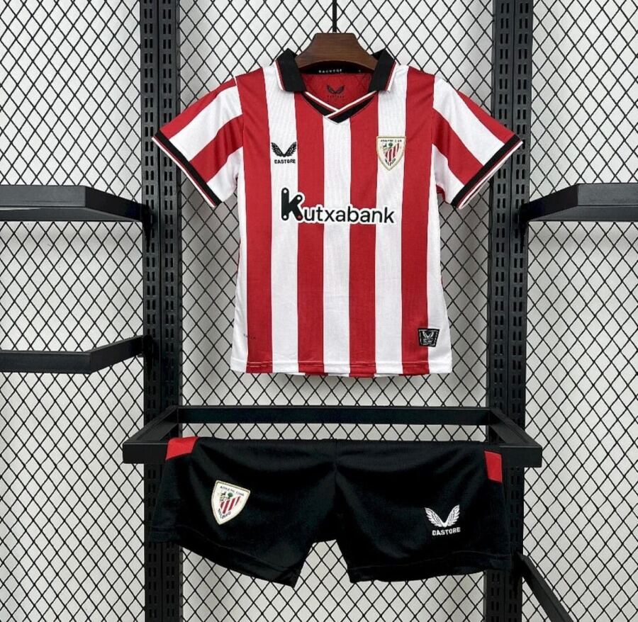 Athletic Bilbao Hjemmebanetrøje 2025/26 Børn