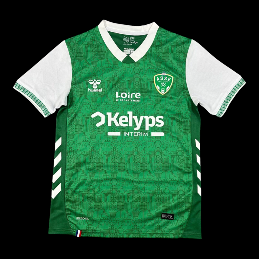 Fodboldtrøje Saint-Étienne Hjemmebanetrøje 2025/26