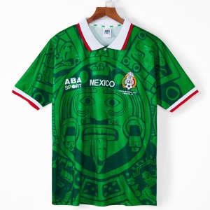 Fodboldtrøje Mexico Hjemmebanetrøje Retro 1998