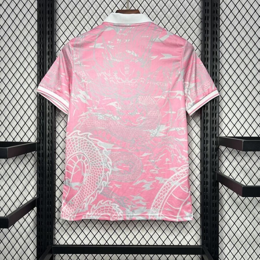 Fodboldtrøje Real Madrid 25/26 Polo Rosa Premium