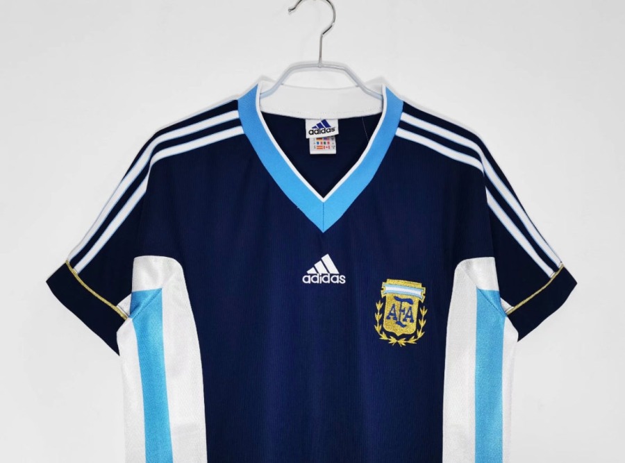 Fodboldtrøje Argentina Udebanetrøje 1998