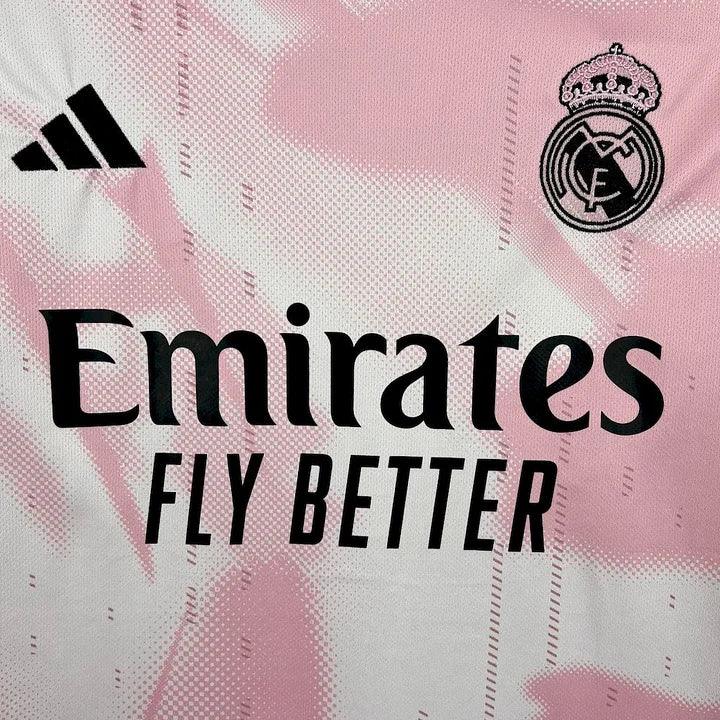 Fodboldtrøje-Concept Real Madrid Rosa & Hvid 2025