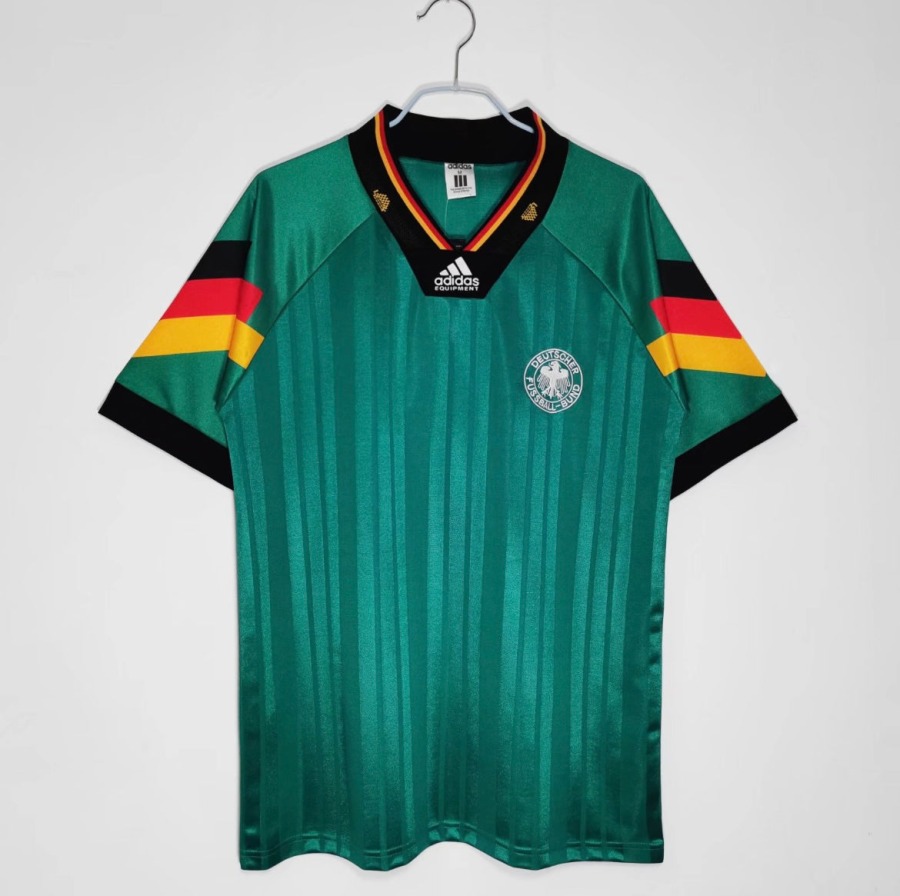 Fodboldtrøje Tyskland Udebanetrøje 1992