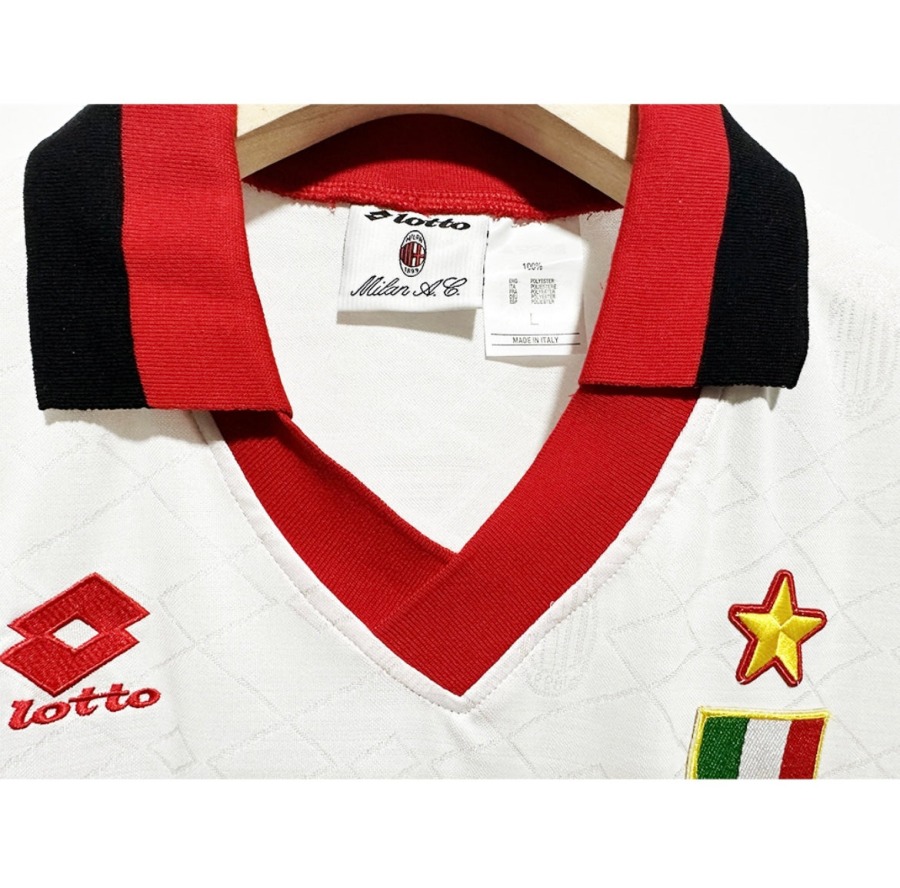 Fodboldtrøje AC Milan 1993/94 Udebanetrøje