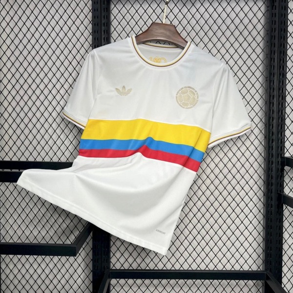 Fodboldtrøje Colombia 100-års Jubilæumsudgave 2024