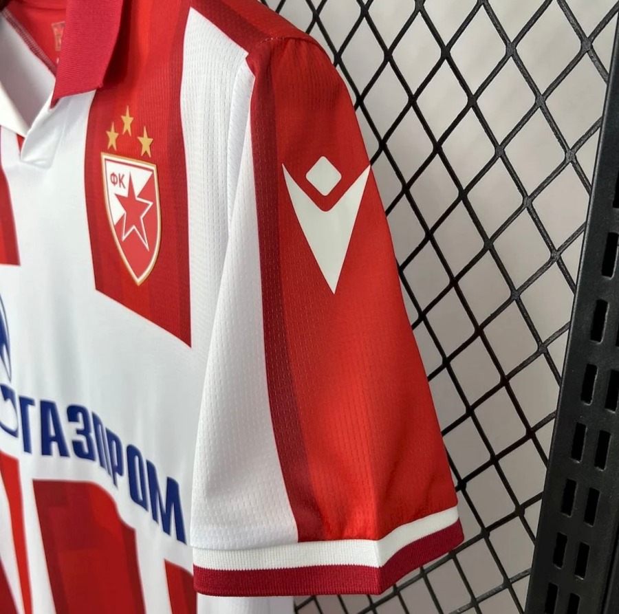 Fodboldtrøje Røde Stjerne Beograd 2025/26 Hjemmebanetrøje