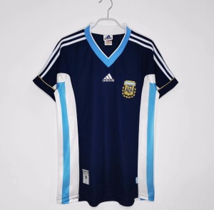 Fodboldtrøje Argentina Udebanetrøje 1998