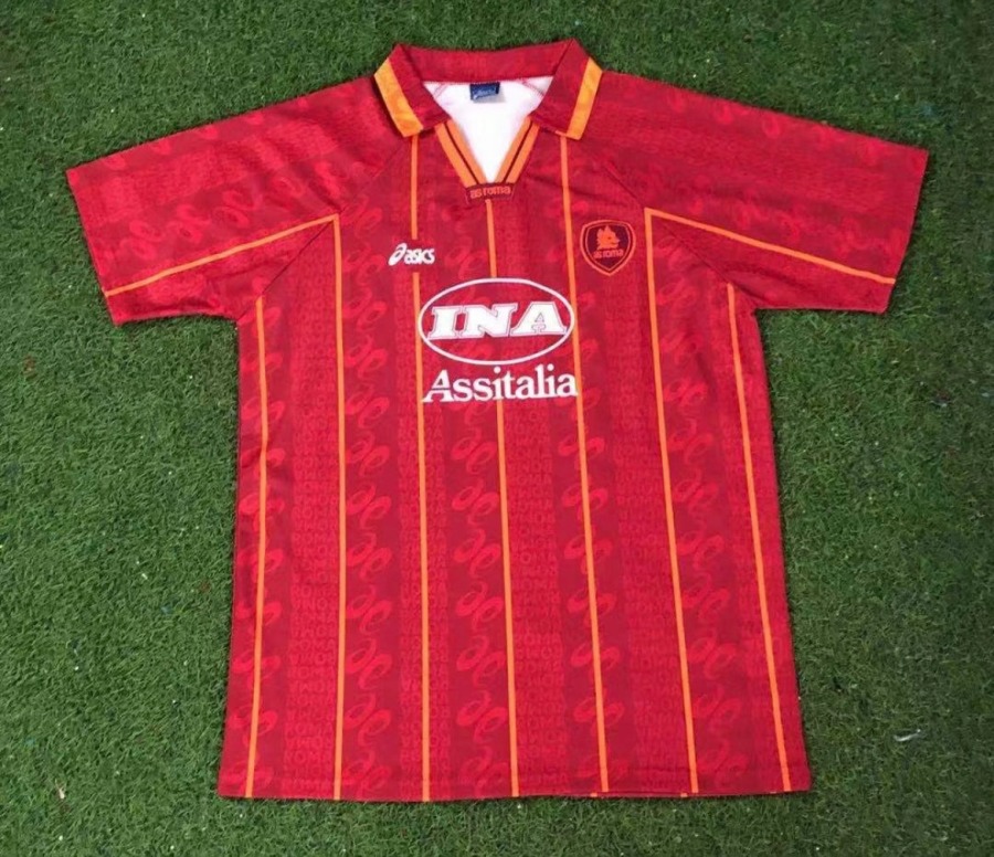 Fodboldtrøje AS Roma 1996/97 Hjemmebanetrøje