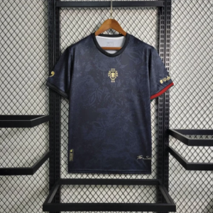 Portugal Fodboldtrøje 2024/25 Sort Special Edition