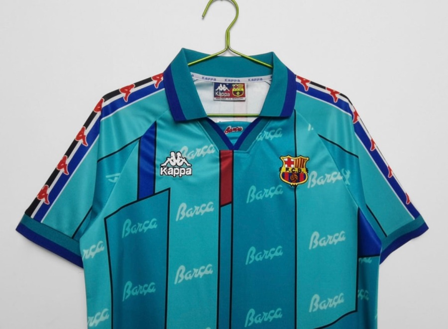 Fodboldtrøje FC Barcelona Udebanetrøje 1996/97