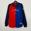 Fodboldtrøje FC Barcelona 1999/00 Hjemmebanetrøje Lange Ærmer