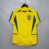 Fodboldtrøje Brasilien Hjemmebanetrøje Retro 2002
