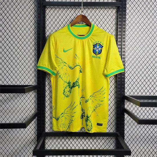 Brasilien Fodboldtrøje Special Edition Gul Fugl 2024/25