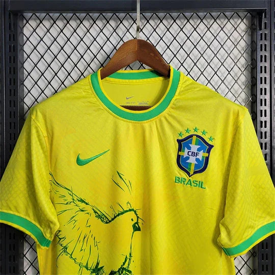 Brasilien Fodboldtrøje Special Edition Gul Fugl 2024/25