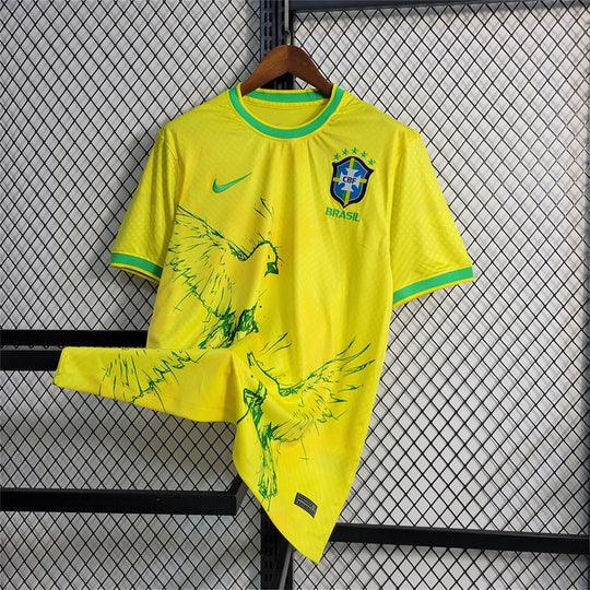 Brasilien Fodboldtrøje Special Edition Gul Fugl 2024/25