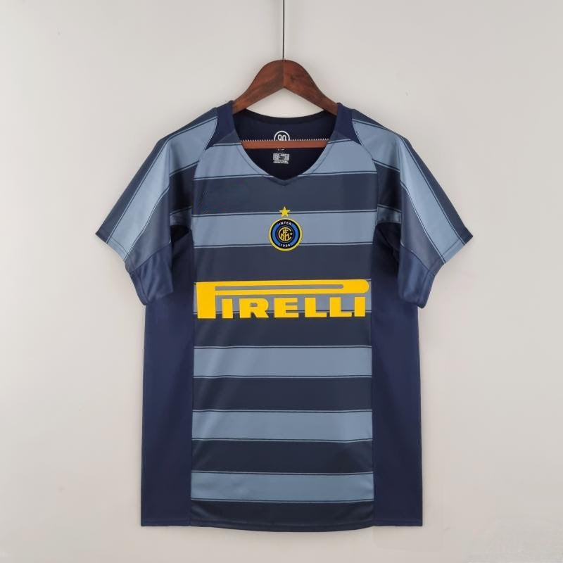 Fodboldtrøje Inter Milan Third Retro 2004 2005