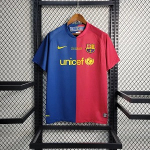 Fodboldtrøje FC Barcelona Hjemmebanetrøje 2008-09 Retro