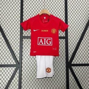 Børnefodboldtrøje Manchester United Retro 2008