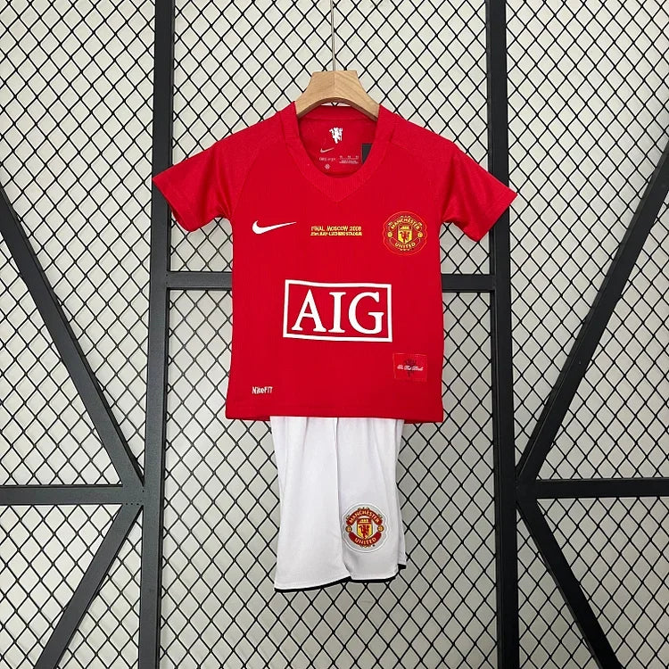 Børnefodboldtrøje Manchester United Retro 2008