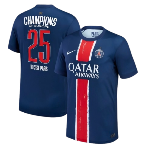 Fodboldtrøje PSG 24/25 Champions Trykt