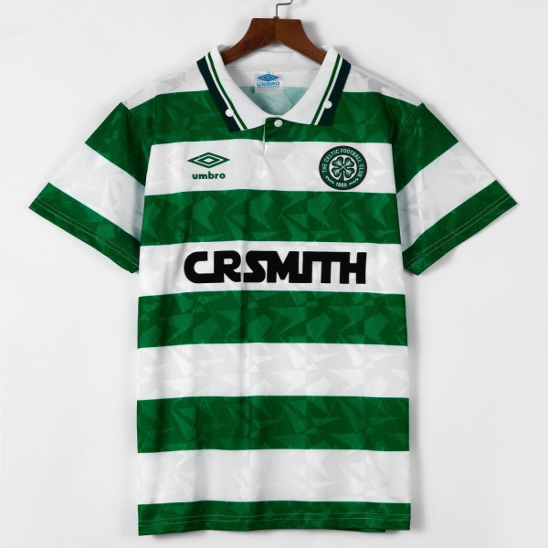 Fodboldtrøje Celtic Hjemmebanetrøje Retro 1989-1991