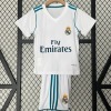Real Madrid Hjemmebanetrøje 2017-2018 Børn Retro