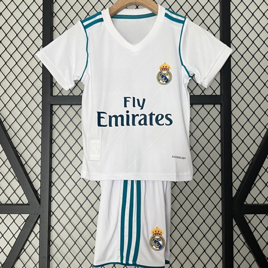 Real Madrid Hjemmebanetrøje 2017-2018 Børn Retro