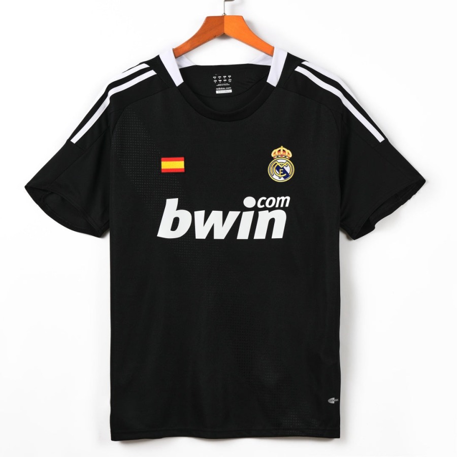 Fodboldtrøje Real Madrid Udebanetrøje 2009-2010 Retro