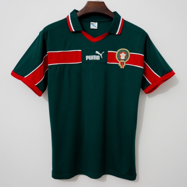 Fodboldtrøje Marokko Hjemmebanetrøje 1998 Retro