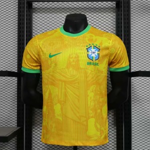 Fodboldtrøje Brasilien 2024 Autentisk Football Premium