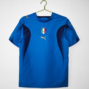 Fodboldtrøje Italien Hjemmebanetrøje 2006 Retro
