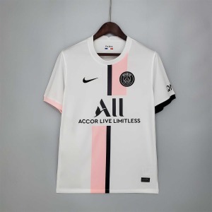 Fodboldtrøje PSG Retro Hvid 2021-2022