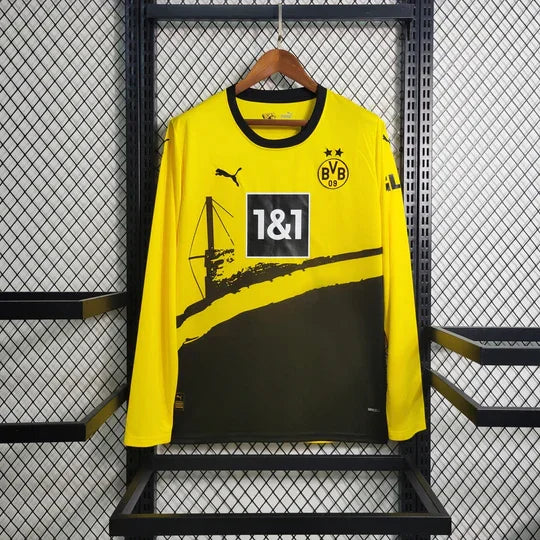 Dortmund Fodboldtrøje 2023-2024 Langærmet