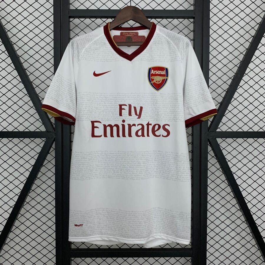 Fodboldtrøje Arsenal Udebanetrøje Retro 2007-2008