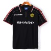 Fodboldtrøje Manchester United Udebanetrøje 1998-1999 Retro