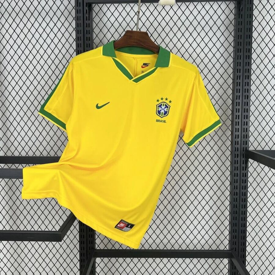 Fodboldtrøje Brasilien Retro 1997