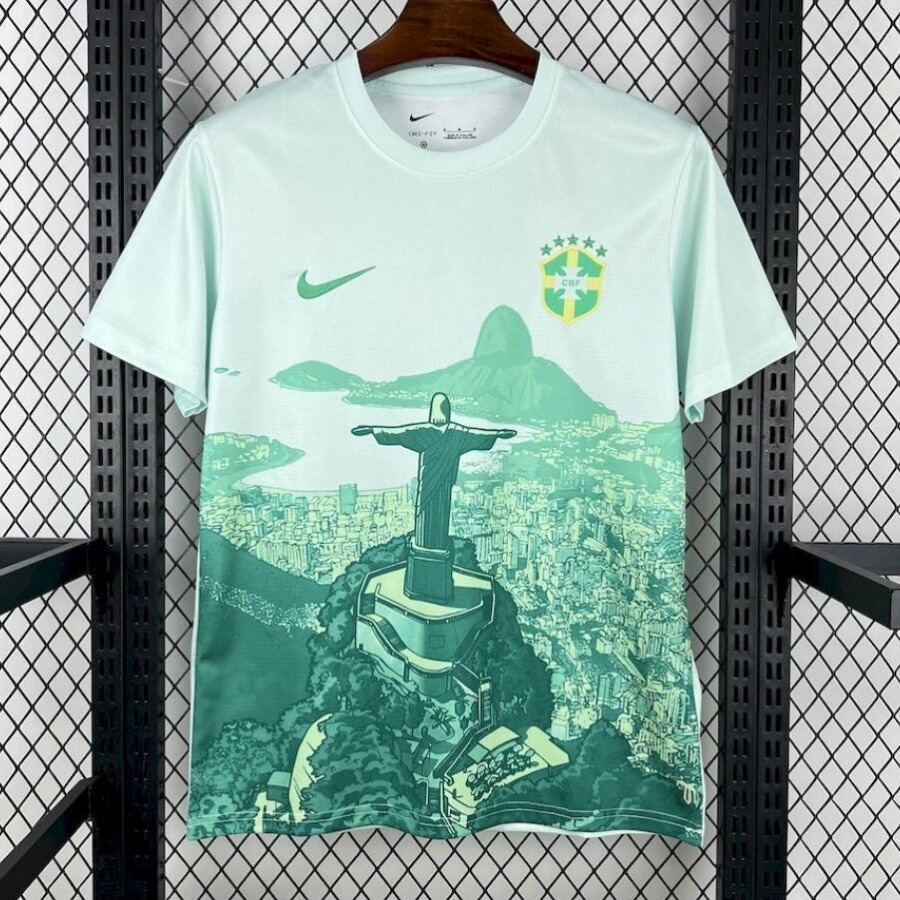 Fodboldtrøje Brasilien 25/26 Special Grøn Edition