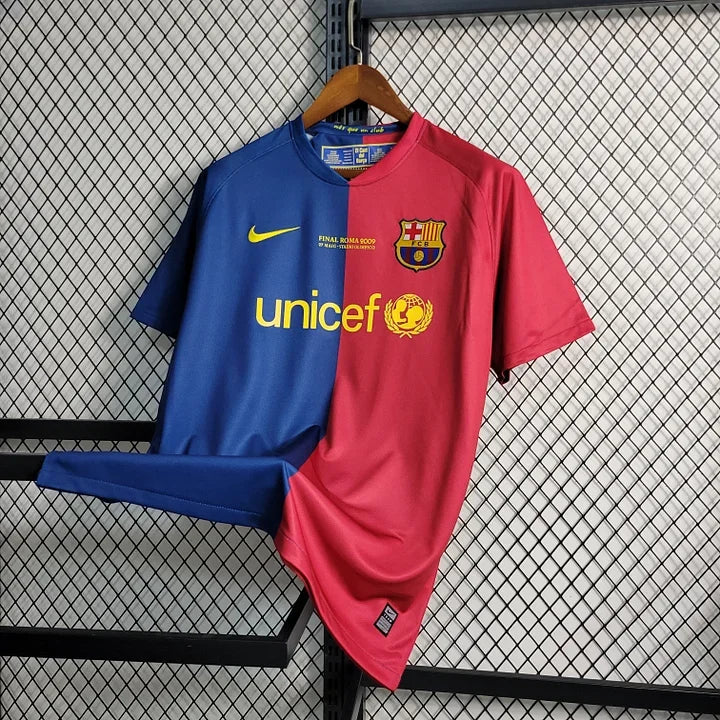 Fodboldtrøje FC Barcelona Hjemmebanetrøje 2008-09 Retro