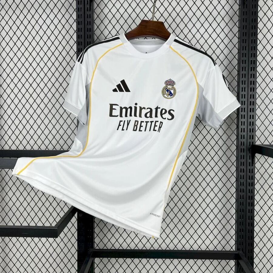Fodboldtrøje Real Madrid Hjemmebanetrøje 2025-2026