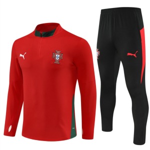 Portugal 2025/26 Rød Premium Fodboldtrøje