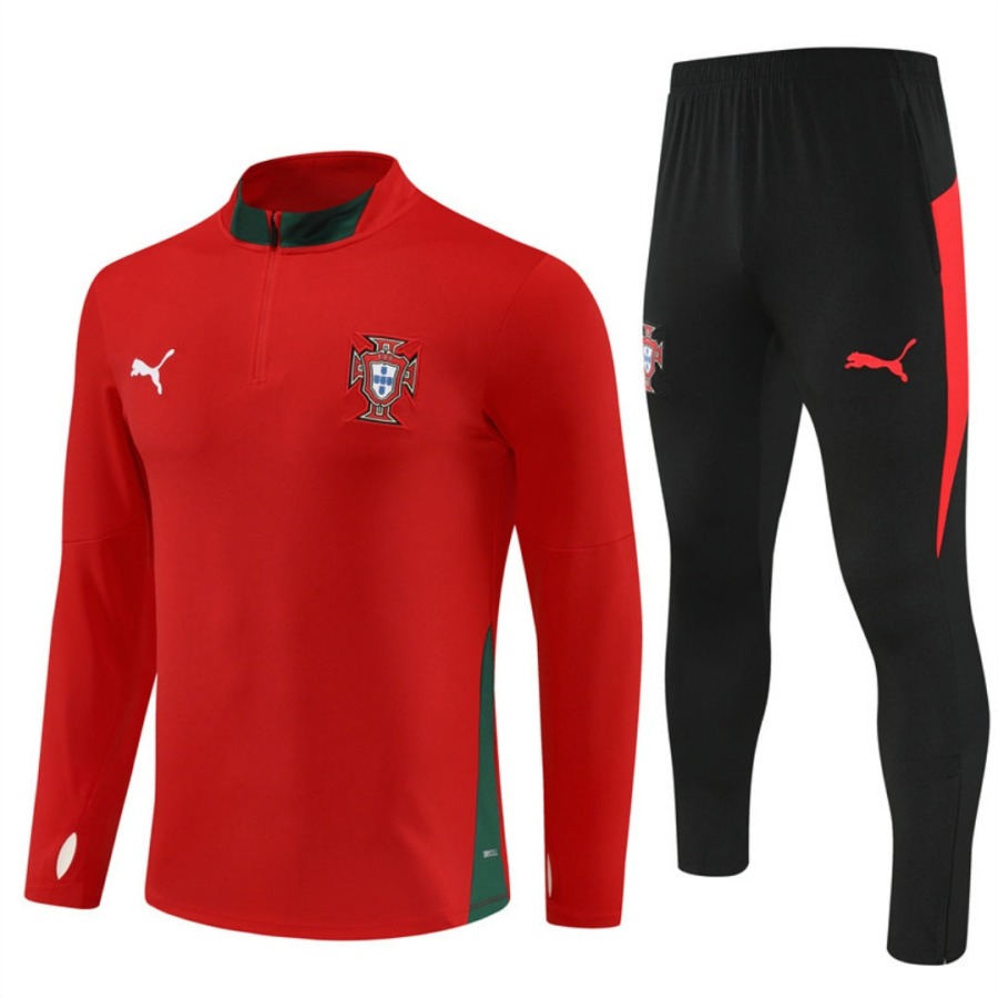 Portugal 2025/26 Rød Premium Fodboldtrøje