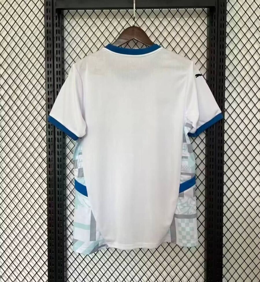 OM 24/25 Hvid - Olympique Marseille Fodboldtrøje