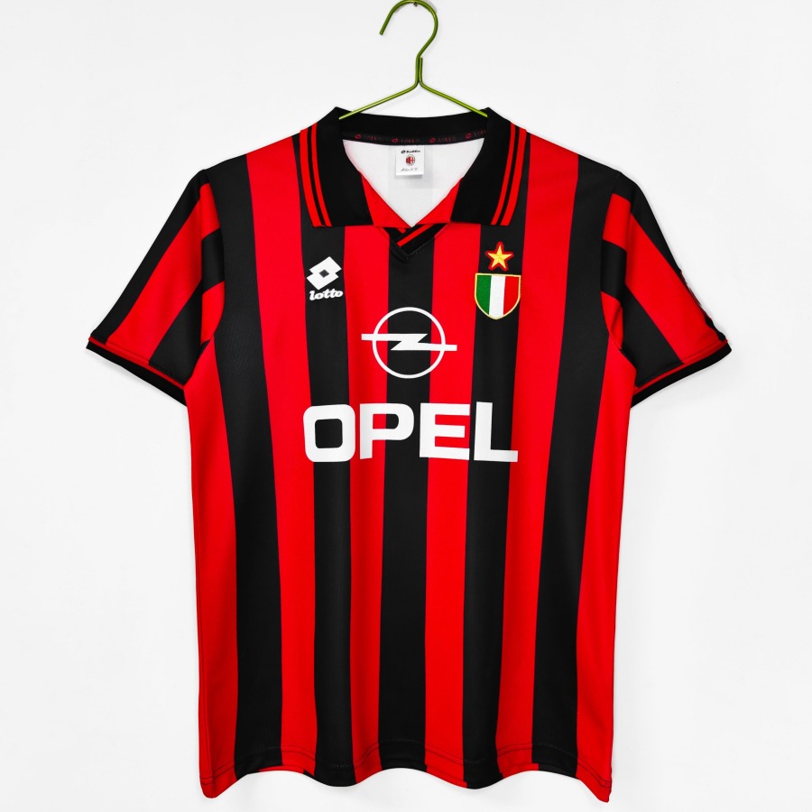 Fodboldtrøje AC Milan Hjemmebanetrøje 1996-1997 Retro