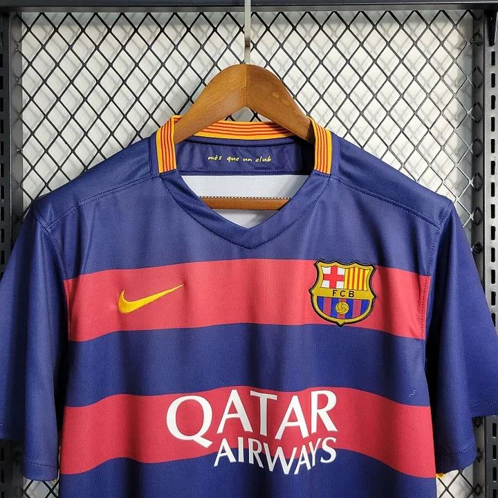 Retro FC Barcelona-trøje 2015-2016