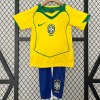 Fodboldtrøje Brasilien Børn Retro 2004