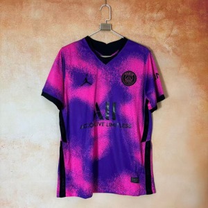 Fodboldtrøje PSG Third Retro 2021-2022 Rosa
