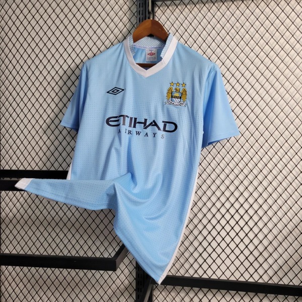Fodboldtrøje Manchester City 2011/12 Retro