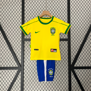 Fodboldtrøje Brasilien Retro Børn 24/25