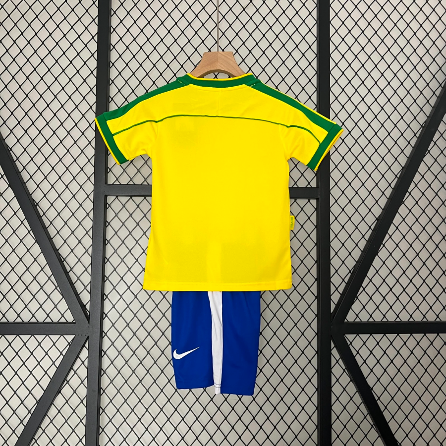 Fodboldtrøje Brasilien Retro Børn 24/25