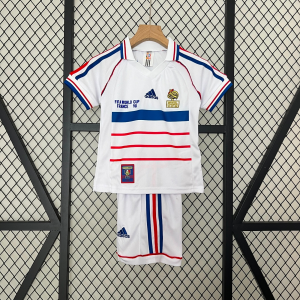 Fodboldtrøje Frankrig Retro Børn 24/25